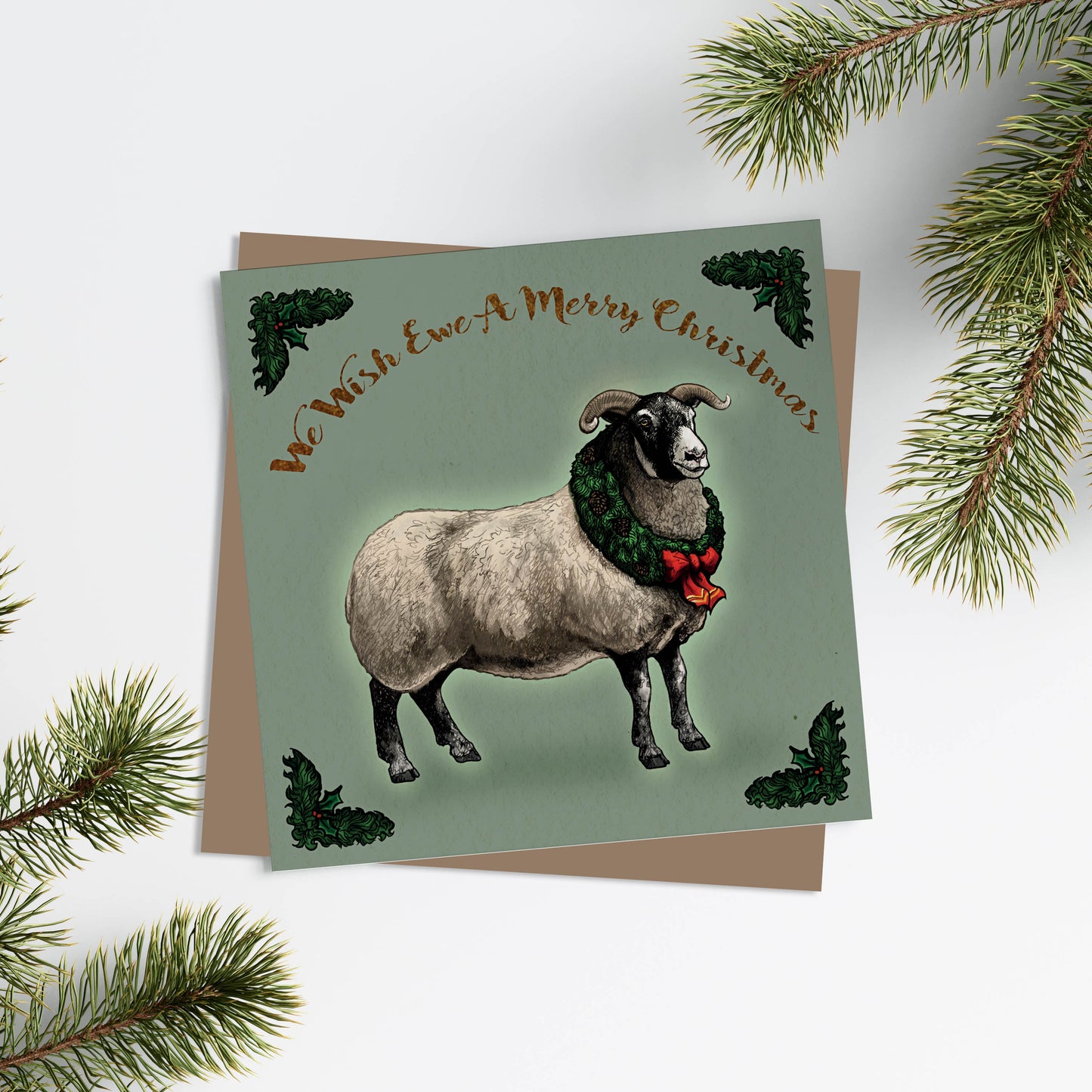 Farmyard Christmas Card Collection - Set of Five