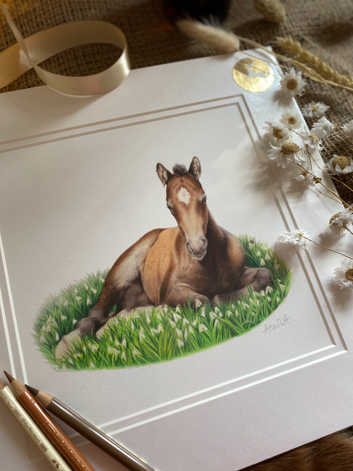 Snowdrop Foal Collector’s Edition Print