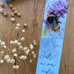 Bumblebee on Lavender Bookmark