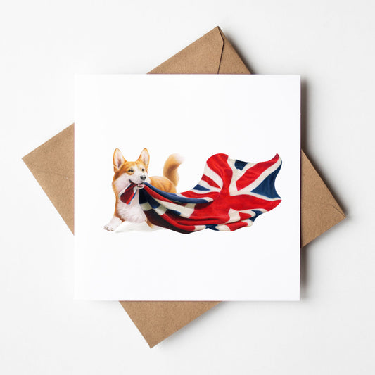Her Majesty's Flag Bearer Greetings Card