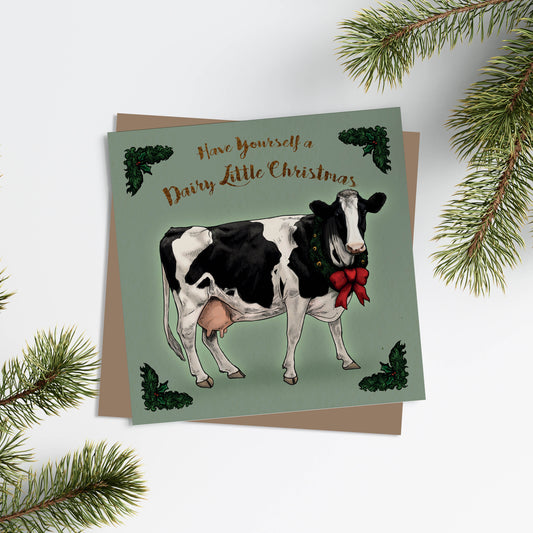 Dairy Little Christmas greetings card