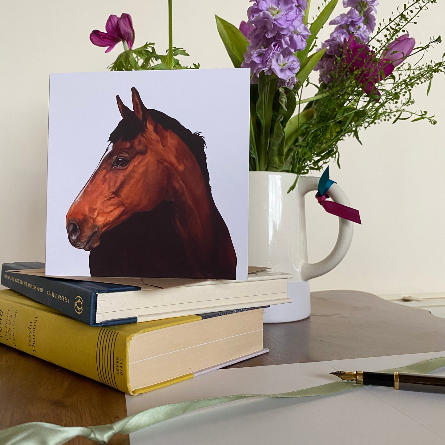 Ridge Boy Horse Greetings Card